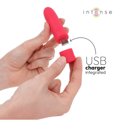 Bala Vibradora USB Recargable Roja