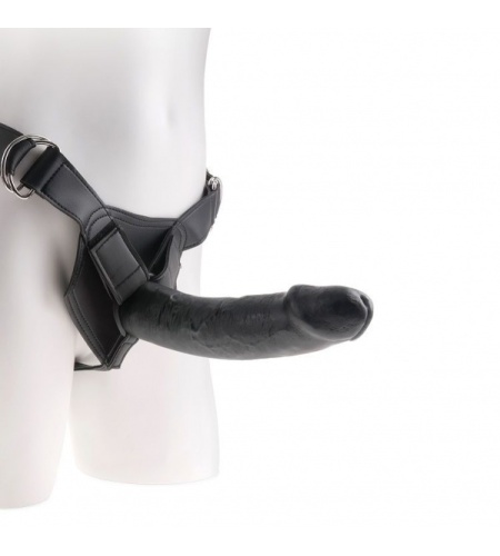 Dildo Negro 23 cm con Arnés 