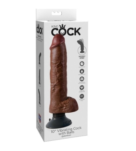 Pene King Cock de 25cm Marrón con ventosa y vibración765bc536e0d7c9dcf1d8_1