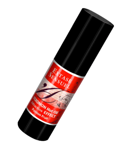 extase sensuel aceite de masaje efecto calor con feromonas fruta de la pasion 30ml