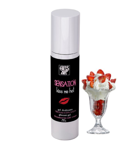 Lubricante Sabor Fresas con Nata 50ml