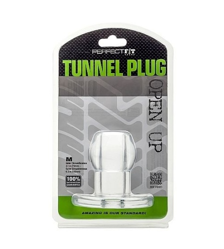 Plug Tunnel Abierto Transparente Talla M