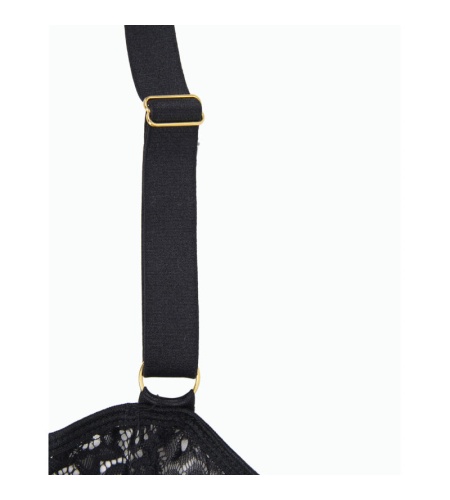  Corset Negro Con Cinturon Subblime perspectiva 4