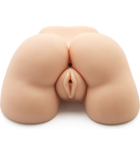 Culito de silicona con vagina y ano realistas vista frontal