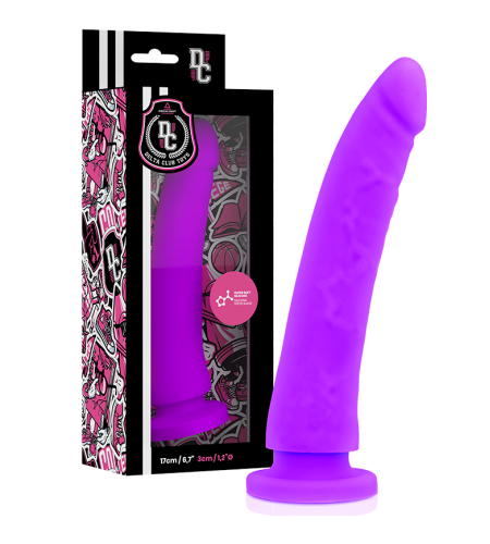 Dildo Consolador LILA SILICONA MEDICA 17 X 3CM