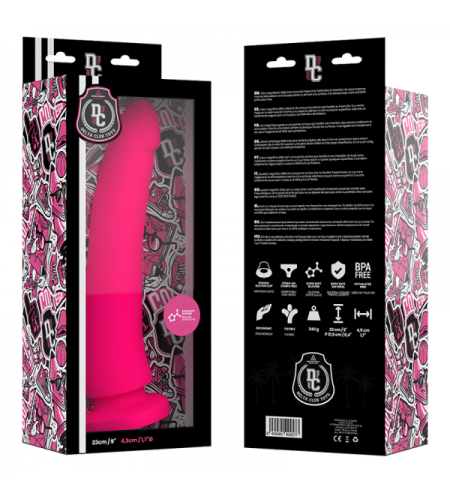 Dildo Consolador ROSA SILICONA MEDICA 23 X 4.5 CM