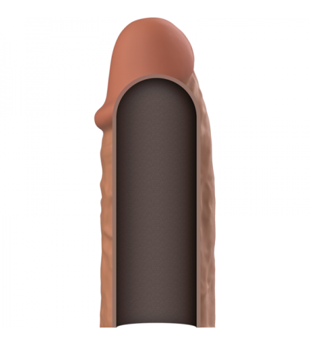 Funda para el Pene de Silicona V3 MARRON