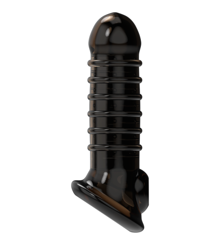 Funda Texturizada para pene V15 NEGRO