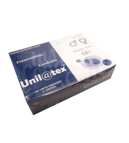 UNILATEX cajas de preservativos naturales o fresa