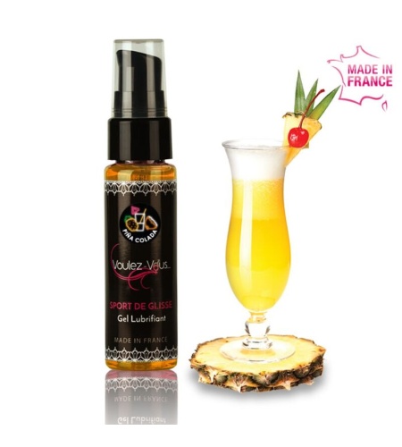 voulez-vous gel lubricante base agua - piña colada - 35 ml