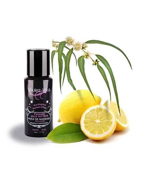 Aceite masaje Estimulante sabor Limón y Eucalipto