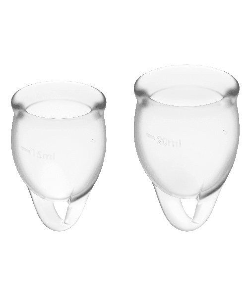 Kit Copa Vaginal 15 y 20 ml Transparente