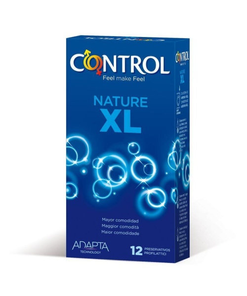 NATURE XL preservativos condones naturales tamaño XL 12 UDS