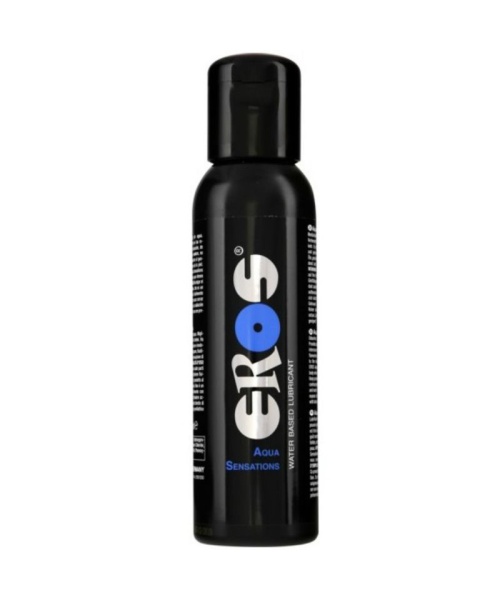 Lubricante Base Agua Eros Sensations 250 ml.