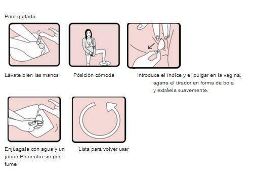 cómo quitar la copa menstrual
