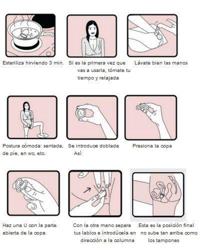 Cómo usar la copa menstrual